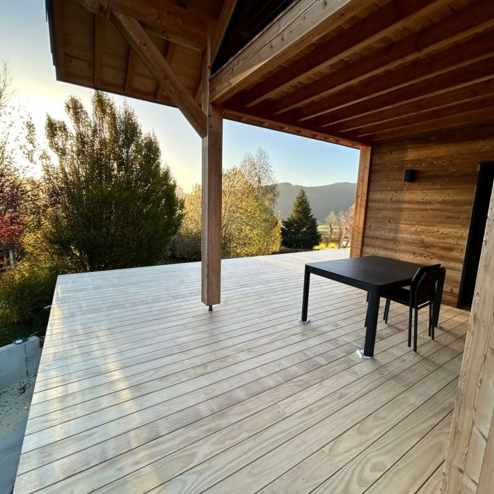 Terrasse en bois - Villard de Lans