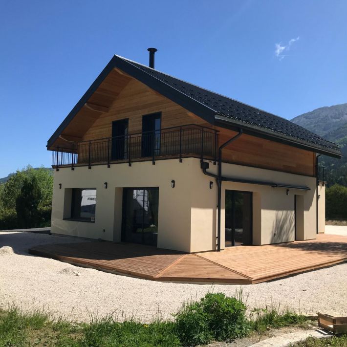 Maison ossature bois avec grande terrasse - Villard de Lans