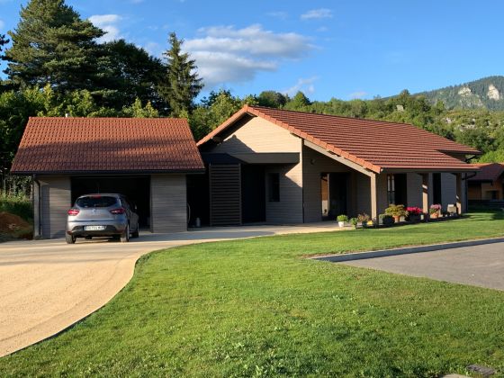 Maison ossature bois avec garage indépendant - La Chapelle en Vercors